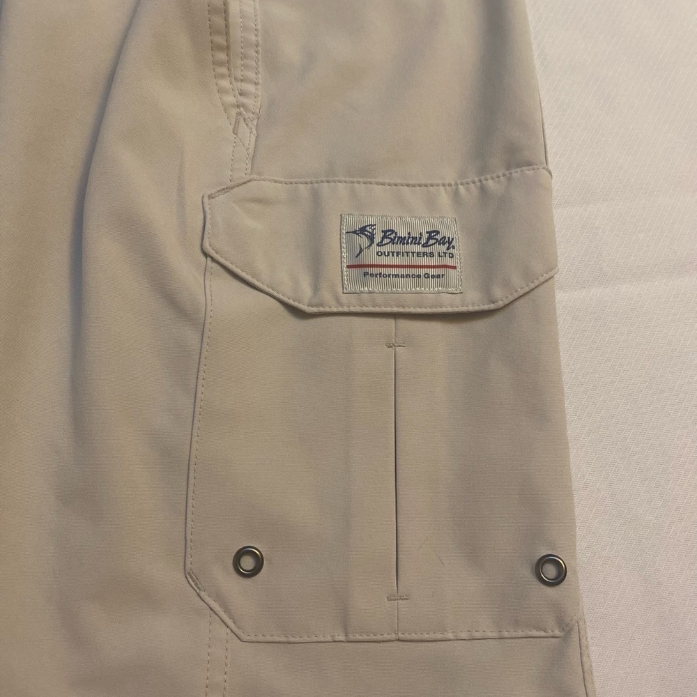 Bimini Mens Tan Cargo Shorts Size 42 - Picture 5 of 7